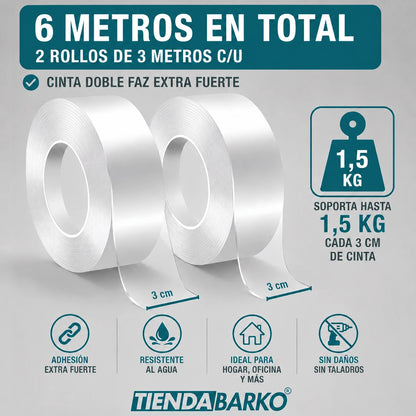 6x1 en Cintas Doble Stick