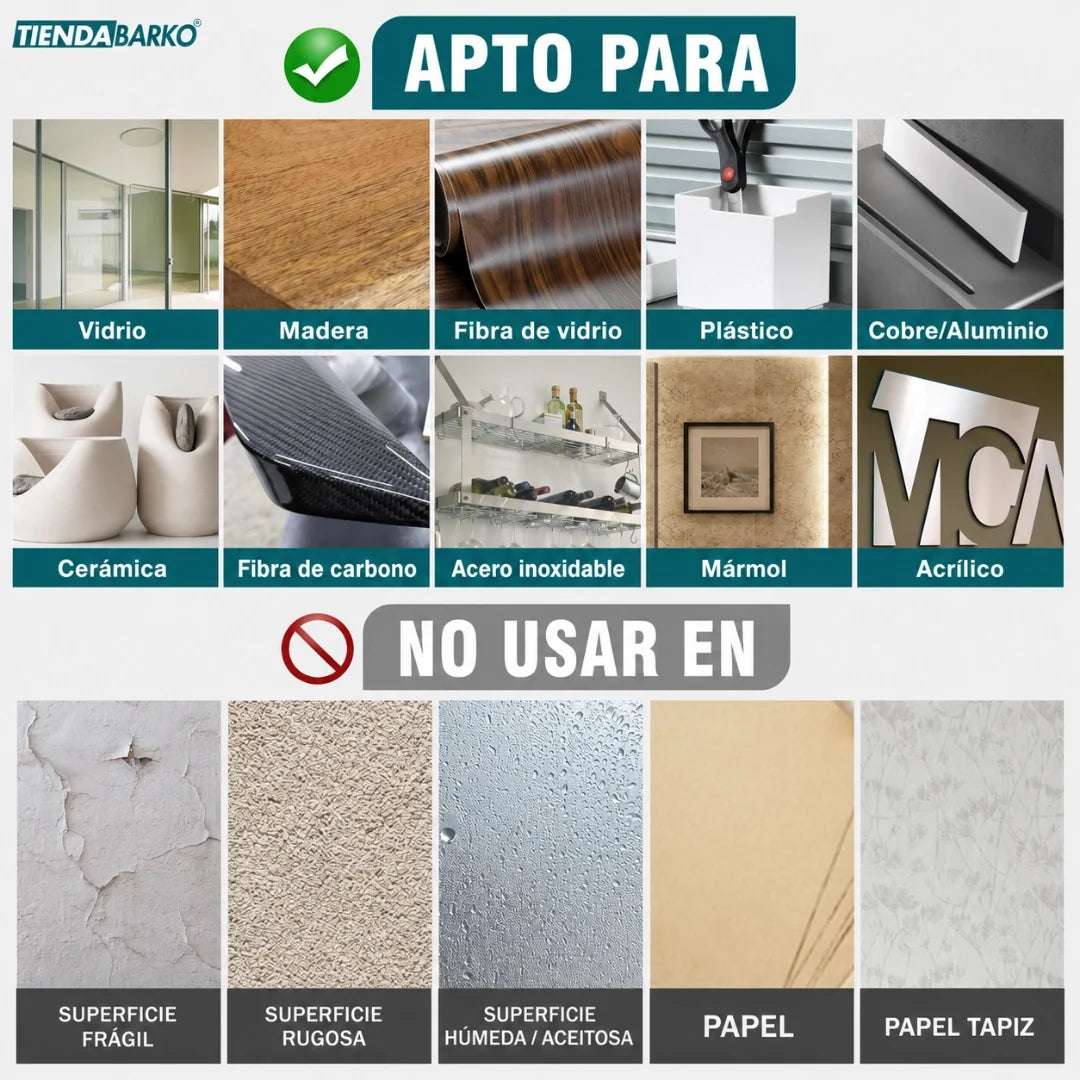 6x1 en Cintas Doble Stick